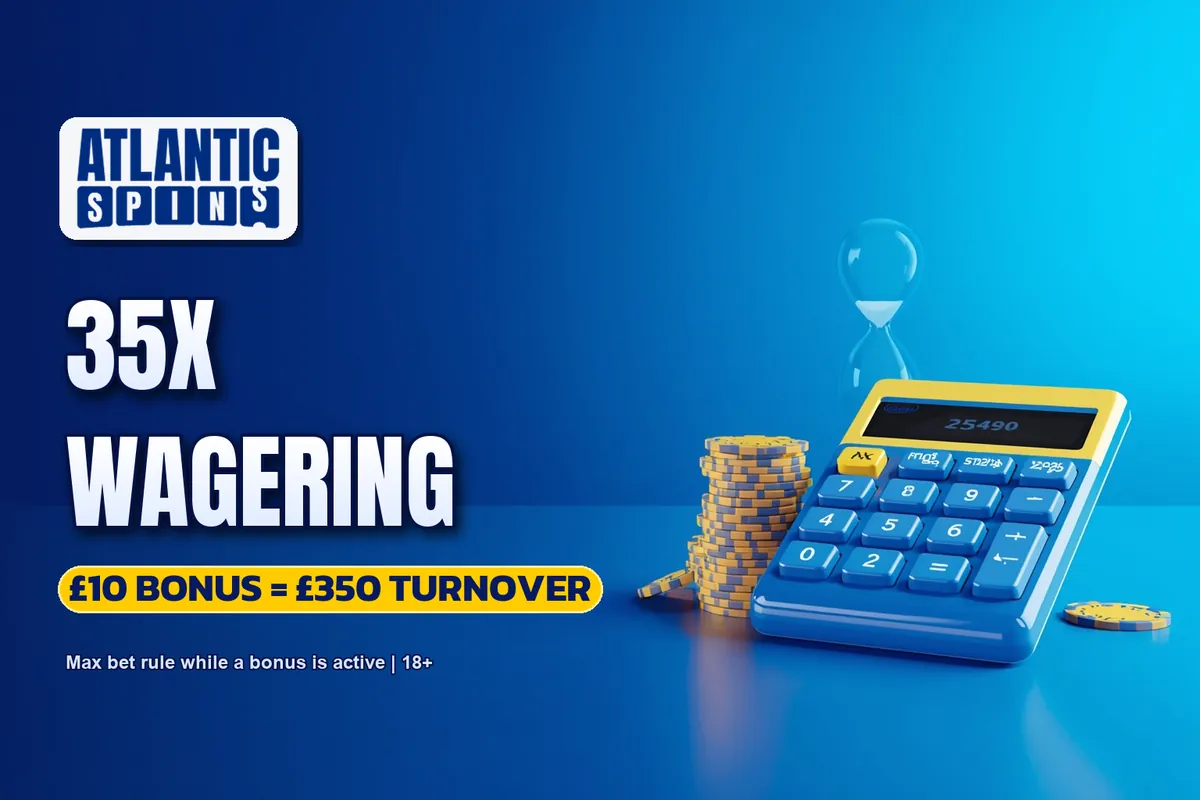 Atlantic Spins bonus wagering rules